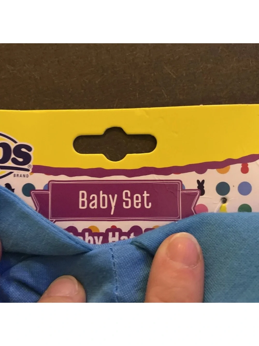 Peeps Baby Gift Set Hat Bib Booties in Blue Chick NWT